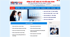 Desktop Screenshot of ketoansaovang.com.vn